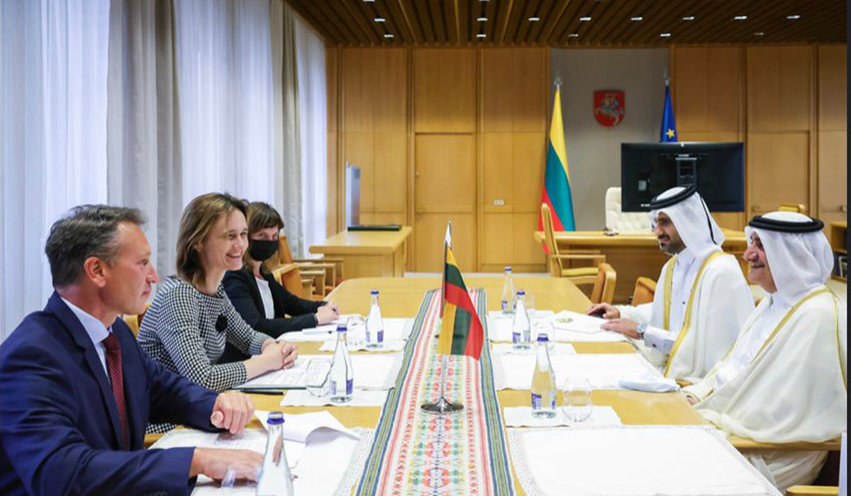 Speaker of the Parliament of Lithuania Meets Ambassador of Qatar